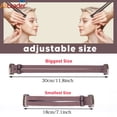 thumbnail image 2 of Bandas de lifting facial con pinzas, cinta elástica ajustable, cinturón de lifting facial instantáneo con pinza para el cabello para rostro, ojos, cejas, arrugas, eliminar, 2 of 6