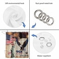 thumbnail image 5 of Anniversary USA Flag Bathroom Shower Curtains with 12 Hooks Waterproof Shower Curtain for Stalls and Bathtubs American Eagle Statue of Liberty Decorative Bathroom Privacy Curtain 72x96 Inches, 5 of 9