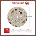 thumbnail image 3 of Kdxio Dog Animal Print Christmas Tree Skirt Christmas Xmas Tree Skirts Mat for New Year Holiday Christmas Party Decorations-36", 3 of 7