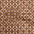 thumbnail image 1 of oneOone Rayon Brown Fabric Block Sewing Material Print Fabric By The Yard 56 Inch Wide, 1 of 5