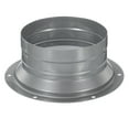 thumbnail image 1 of Unique Bargains 4 Inch Duct Connector Flange Metal Fitting Straight Pipe Flange Round Ventilation Duct, 1 of 5