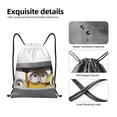 thumbnail image 4 of Pofeuu Minions for Water-Resistant 210D Drawstring Bag Compact Foldable Design Gym Yoga Travel Essentials Lightweight Carryall-Medium, 4 of 6
