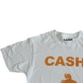 thumbnail image 3 of Johnny Cash Men's White "CASH" T-Shirt with Orange Logo (Large), 3 of 4