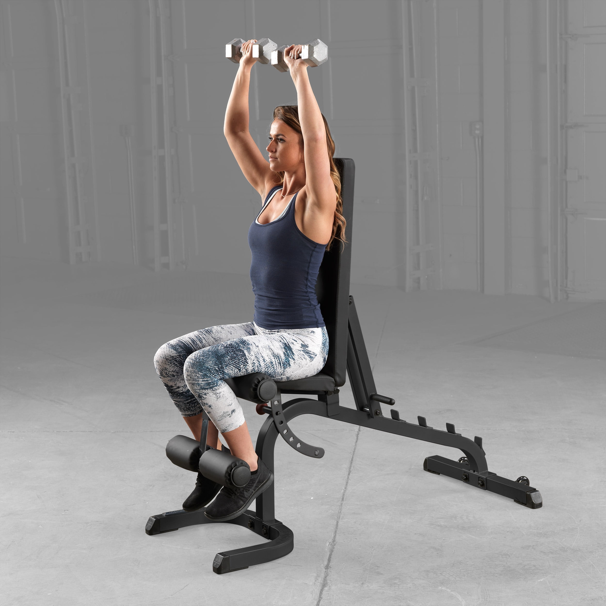 Body Solid - GFID31B Adjustable Bench with Leg Hold Down included