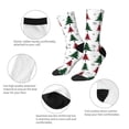 thumbnail image 3 of Yiaed Buffalo Plaid Christmas Trees Print Great elasticity Crew Socks Sports socks for Men and Women, 3 of 5
