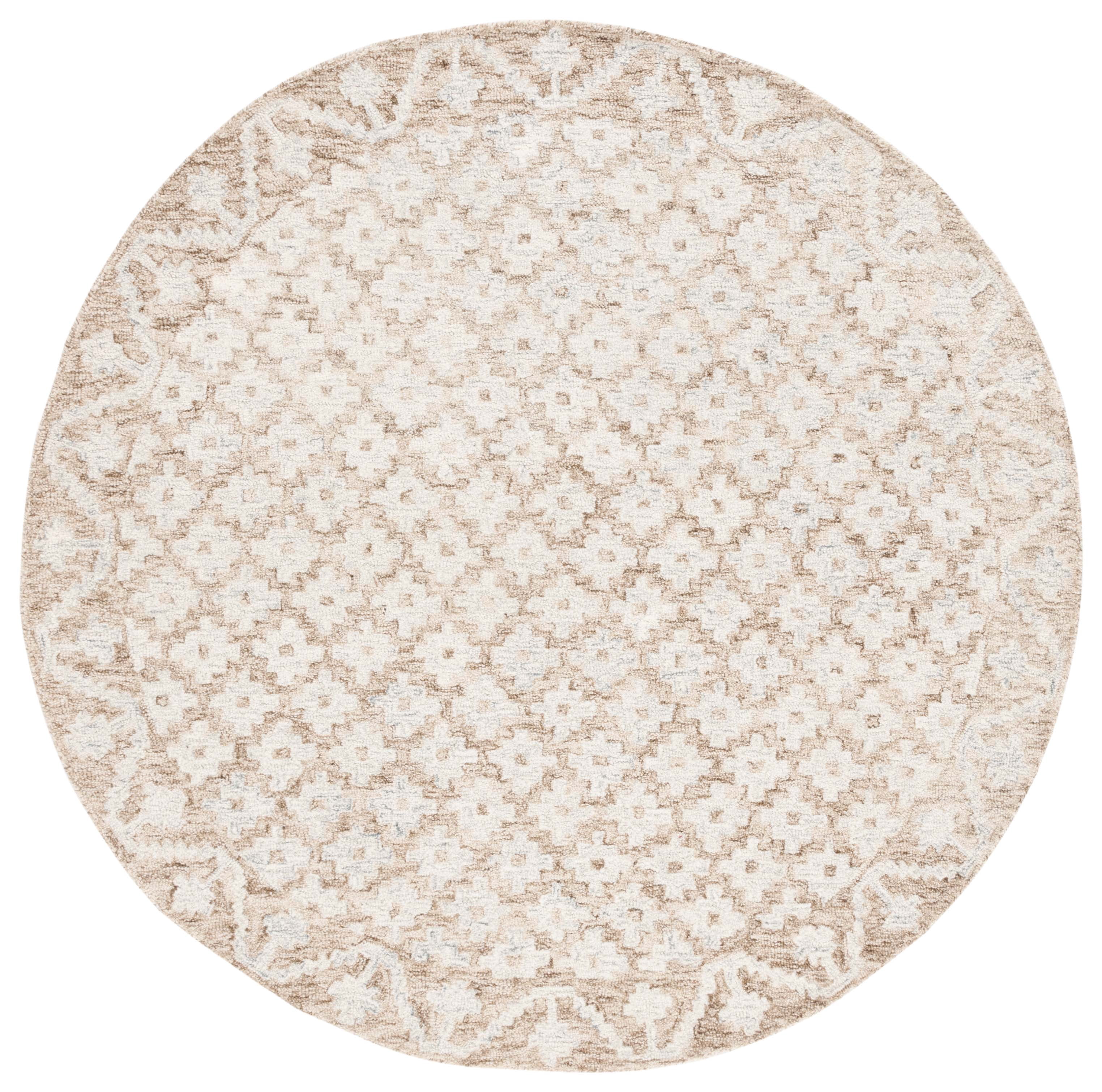 Safavieh Metro Frigg Floral Area Rug, Beige/Sage, 8' x 8' Round