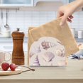 thumbnail image 2 of Yayeee Napkin Holder for Table Kitchen Paper Tissue Organization, Purple Watercolor Seashells, 2 of 8
