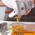 thumbnail image 4 of Bag Clips for Food， Food Storage Sealing Clips with Pour Spouts，Plastic Cap Sealer Clips， Pour and Seal Food Snack Bag Clips Sealer, Keep Food Fresh, Great Kitchen Gadgets (2PCS) (CL-011), 4 of 5