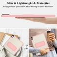 thumbnail image 4 of Case for iPad Air 13" 2024/2025, with Built-in Kickstand Shockproof Rugged Skin-Feel Cover Slim Lightweight Military Grade Drop Protection Cover for iPad Air 13" 2024/2025, Pink, 4 of 7