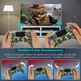 thumbnail image 2 of PRO Wireless GamePad Compatible with Samsung Galaxy S23/S23+/S23FE/Ultra/Plus/5G Fan Edition Controller Plus 1,000mah Battery/Built-In Speaker/Gyro/Remote BlueTooth Slim (Green Camo), 2 of 7