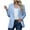 Blue, variant on Womens Blazers Dressy Casual Bussiness Plus Size Blazers Open Front Long Sleeve Work Office Blazer Jacket with Shoulder Pads Fall Fashion 2024 Khaki 3XL