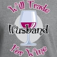thumbnail image 3 of CafePress - Will Trade Husband For Wine Sweatshirt - Crew Neck Sweatshirt, 3 of 4