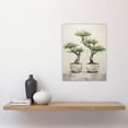 thumbnail image 2 of Japanese Bonsai Trees In Pots Oil Painting Pallet Knife Neutral Tone Textured Tree Artwork Unframed Wall Art Print Poster Home Decor Premium, 2 of 5