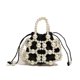 thumbnail image 2 of Bolso de hombro para mujer, con cuentas huecas, tejido a la moda, nuevo bolso cruzado con cadena de metal para mujer, bolso de mensajero exquisito para desplazamientos diarios, 2 of 5