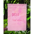 thumbnail image 3 of Carolines Treasures BB5419GF The Best Mom in the World Pink Flag Garden Size  Small multicolor, 3 of 3
