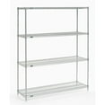 thumbnail image 2 of Nexel 18607EP Nexelate Wire Shelving, Silver - 60 x 18 x 74 in., 2 of 4