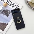 thumbnail image 3 of For Samsung Z Flip 1 2 3 Case With Ring Buckle Retro PU Leather Shockproof Phone Case For Samsung Galaxy Z Flip 4 5, 3 of 4