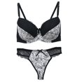 thumbnail image 3 of Conjunto de sujetadores para mujer, lencería Sexy de talla grande, encaje bordado, ropa interior de copa BCDE 2022, 34/75, 36/80, 38/85, 40/90, 42/95, 3 of 5