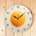 thumbnail image 4 of Fried Egg Poached Egg Wall Clock Egg Yolk Clock Digital Pointer Clock Canteen Restaurant Acrylic Wa, 4 of 5