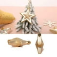thumbnail image 4 of Adornos navideños, adornos navideños, regalos navideños, adornos navideños de gran venta, colgante de pentagrama de plástico galvanizado mate para árbol de Navidad, adornos de pentagrama, 4 of 8