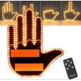 thumbnail image 1 of LED Back Window Car Sign with Remote Control Gesture Lighting for Amusing Illumination, 1 of 3