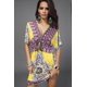 thumbnail image 5 of Tamaño Más Playa Encubrimiento Vestido De Tirantes De Seda Vestido Suelto Xl Amarilla De La Mujer Sunnimix Tallas grandes, 5 of 7
