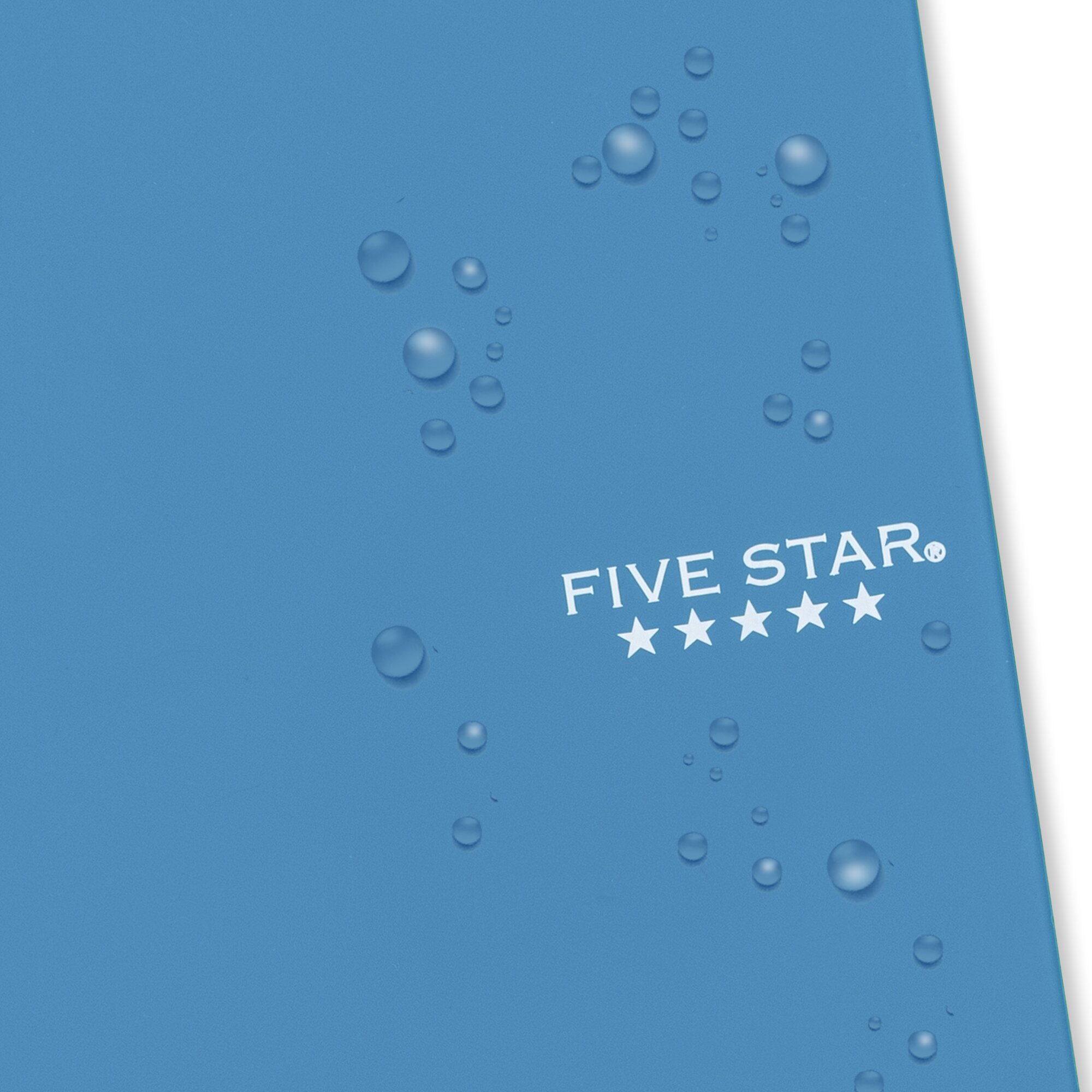 Five Star Spiral Notebook 2 Subject College Ruled 6x9, Tidewater Blue photo 2
