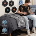 thumbnail image 5 of Bare Home Down Alternative Comforter Set - 2-Pieces - All Seasons - Twin/Twin-XL, Forged Iron Gray, 5 of 10