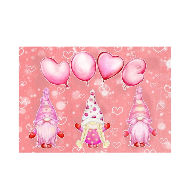 Día de San Valentín Alfombra Love Living Room Dormitorio Felpudo Holiday Floor Mat Gift Mat 80x120CM Wmkox8yii HFSH6343