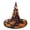C, variant on Witch Hat for Women, Halloween Party Costume Hat, High Top Pointed Wide Brim Cone, Ideal for Dress Up and Seasonal Halloween Events G