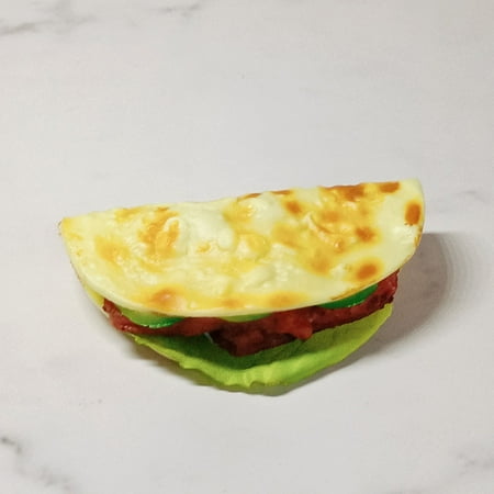 

Realistic Pancake Simulation Taco Fake Burrito Dessert Model for Decoration Display Prop