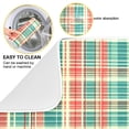 thumbnail image 2 of Yayeee Dish Drying Mat for Kitchen Counter 18"x24" Microfiber Absorbent Pad, Red Green Tartan Pattern, 2 of 7