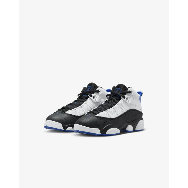 Jordan 6 Rings Preschool Sneaker White Game Royal Black 323432 142 Size 3 US Walmart