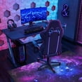 thumbnail image 3 of Gaming Chair Mat for Carpet Hardwood Tile Floor,36"x48" Gaming Rug for Gaming Room, Under Desk Non Slip Gamer Rug,Low-Pile Game Room Rug,Rubber Backing Large Gaming Chair Floor Mat,Galaxy Starry, 3 of 4
