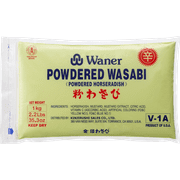 Kinjirushi Wasabi Waner Wasabi Powder - 2.2 lbs (1kg) - Sushi, Sashimi, Powdered Horseradish, Japanese, Spicy, No Corn Starch, Meat, Noodles, Pugent, Soba