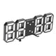 thumbnail image 3 of Reloj digital LED 3D Bling Bling Control de voz inteligente Ajuste automático de brillo Concha negra Letras rojas, 3 of 12
