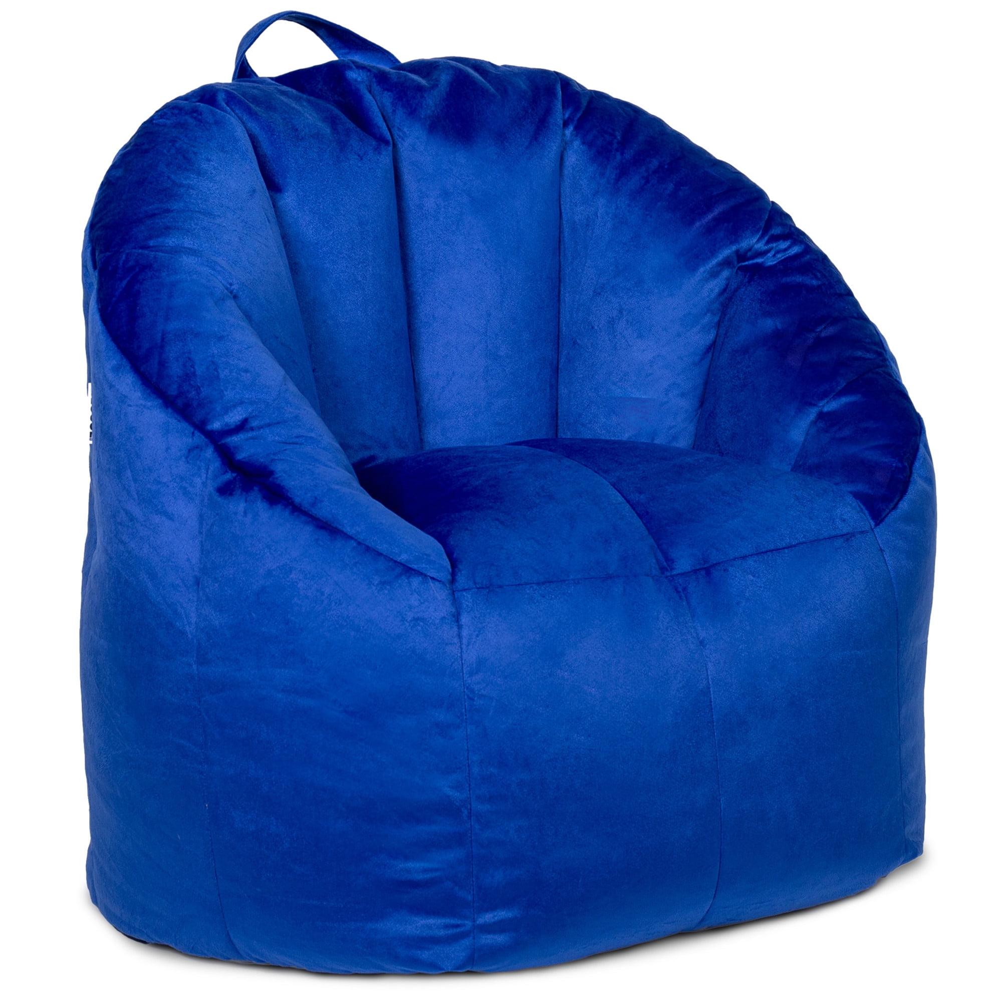 Big Joe Joey Bean Bag Chair for Kids/Teens, 2.5 ft Plush Lounge Chair, Soft & Lightweight, Electric Indigo