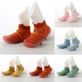 thumbnail image 6 of Pandaie Toddler Anti-Skid Socks Shoes Baby Boys Girls Rubber Sole Indoor First Walking Floor Shoes, 6 of 6