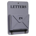 thumbnail image 1 of Organizador de correo de madera para colgar en la pared, porta llaves y cartas, 1 of 7