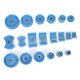 thumbnail image 2 of Moldes para prensa de cajas de relojes, 20 piezas Molde para prensa de cajas de relojes Diseño de vanguardia, 2 of 9