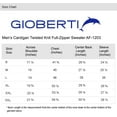 thumbnail image 2 of Gioberti Mens Heavy Weight Cardigan Twisted Knit Full-Zipper Sweater, 2 of 3