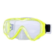 CAITZR Swimming Goggles Snorkel Diving Mask for Adult Men Women Youth, Anti-Fog 180Clear View Swim Goggles with Nose Cover