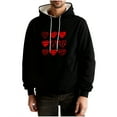thumbnail image 2 of Ceisia Men Fashion Pockets Long Sleeve Christmas Printing Gift Hooded Pullover Sweatshirts, 2 of 5