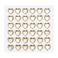 thumbnail image 1 of 144uds Corazón Imitación Diamante 10mm Autoadhesivo Gemas Pegatinas Joyas para San Valentín Claro Marrón, 1 of 7