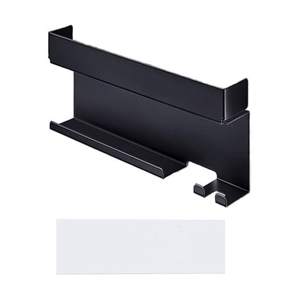 Soporte para secador de pelo montado en la pared: elegante organizador para baño y accesorios