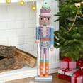 thumbnail image 6 of HOMYL Nutcracker Figurine Christmas Nutcracker Figure for Holiday Home Living Room Blue, 6 of 8