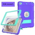 thumbnail image 2 of iPad mini 5 Case/iPad mini 4 Case with Screen Protector, Dteck Full Body Protection Rugged Shockproof Case Kickstand Hybrid Cover for iPad mini 5/4 7.9-inch, Purple, 2 of 6