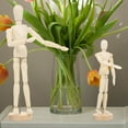 thumbnail image 4 of QUMIIRITY 3Pcs Jointed Puppet For Sketching Model For Artists And Photographers, 4 of 5