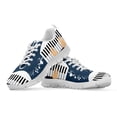 thumbnail image 5 of Music Piano Keyboard Pattern Ladies Lightweight Sneakers Mesh Flats Shoes Spring Breathable Lace-up Shoes for Women, 5 of 9
