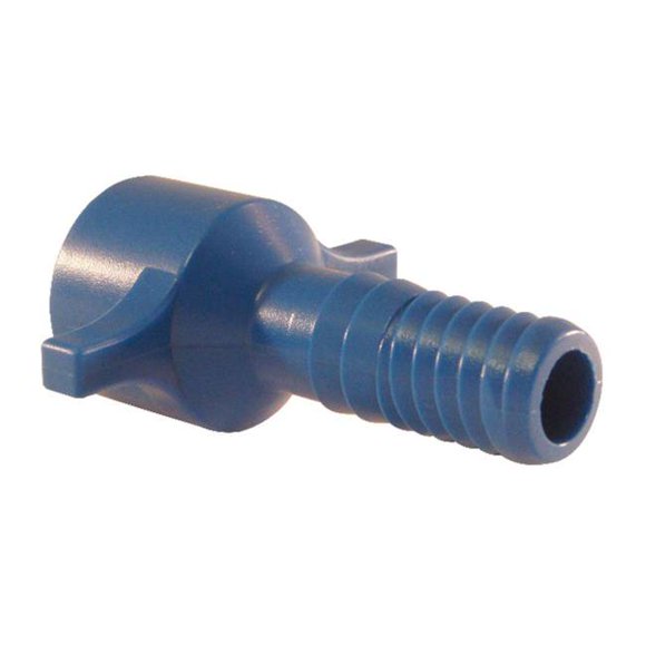 Blue Twisters 4814836 0.5 in. Insert x 0.5 in. Dia. FPT Polypropylene Female Adapter&#44; Blue